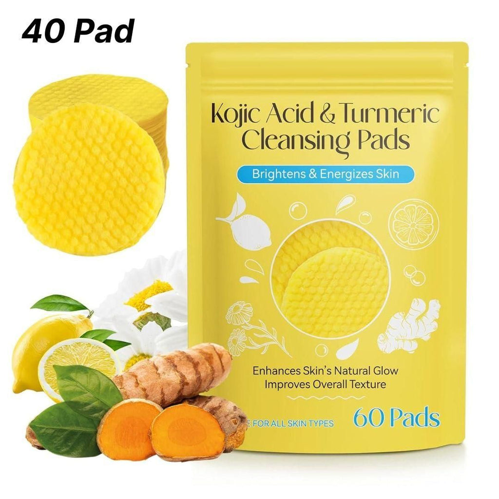 Turmeric Kojic Acid Cleansing Pads (40 Pads)